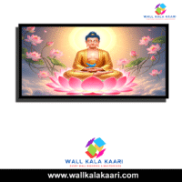 Lord Buddha Meditation Canvas – Bring Peace, Positivity & Serenity to Your Living Space. - Image 2