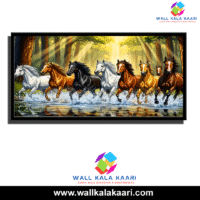 Dynamic 7 Horses Running Canvas – Perfect for Living Room, Office & Gifting. - Image 2