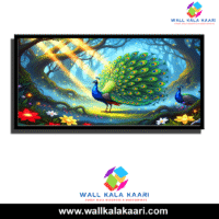 Peacock Canvas Wall Art – A Symbol of Beauty, Grace & Prosperity. - Image 2