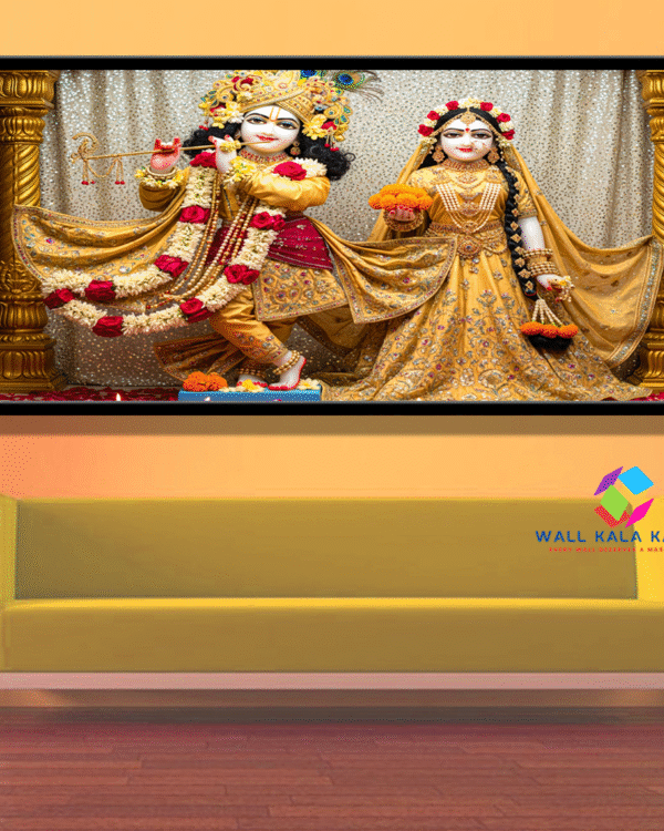 Divine Radha Krishna Wall Art – Bring Harmony, Romance & Spiritual Bliss to Your Home.