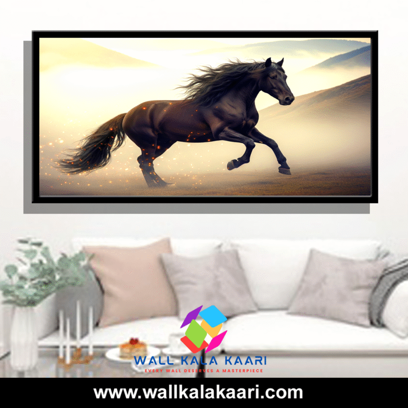 Celebrate Freedom & Strength with this Majestic Horse Canvas.