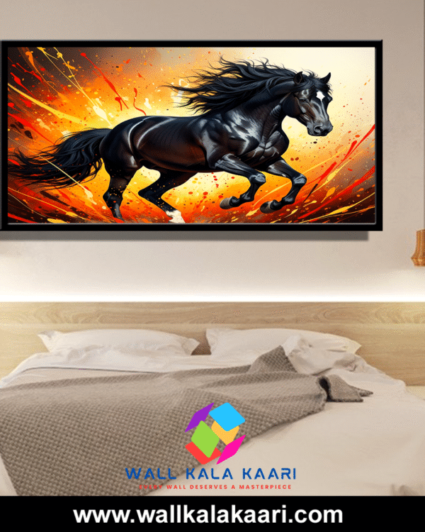 Grace in motion, strength on canvas 🐎