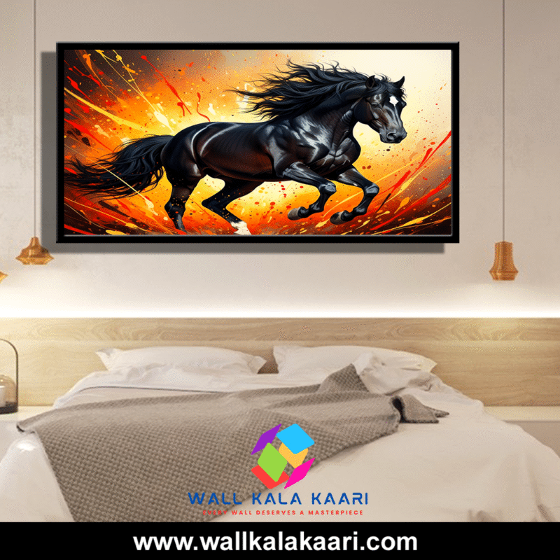 Grace in motion, strength on canvas 🐎