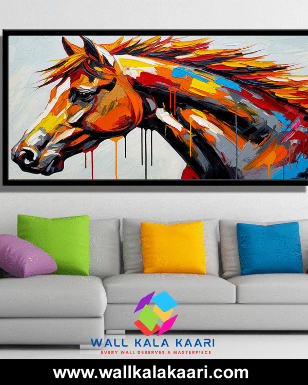 Majestic spirit captured on canvas