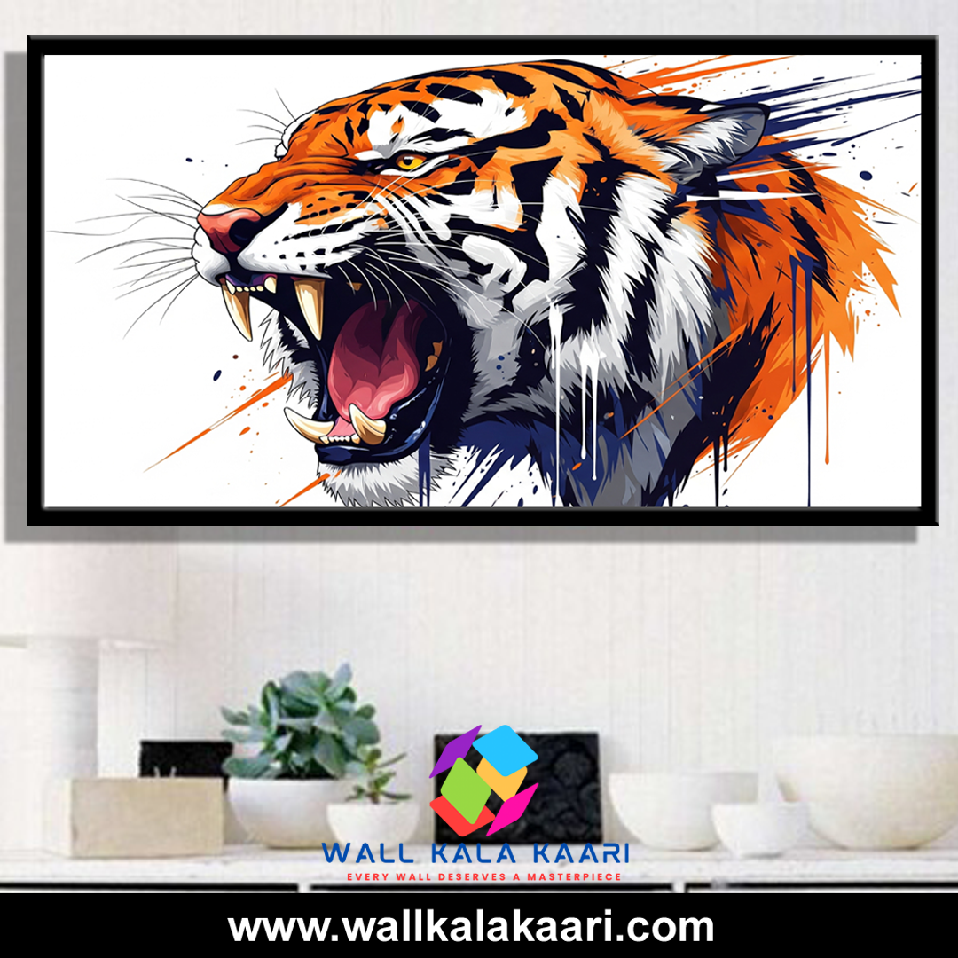 Strength. Majesty. Art. Own a tiger canvas that roars on your walls.