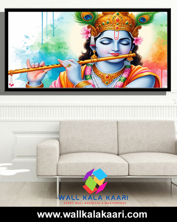 Fill your home with the divine melodies of Krishna’s flute.