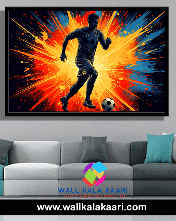 The spirit of the game captured on canvas.