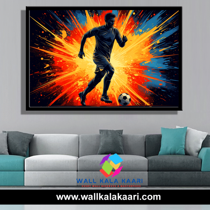 The spirit of the game captured on canvas.