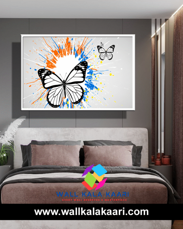 Wings of transformation, colors of hope.