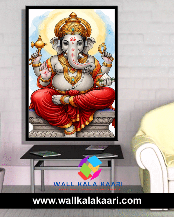 Ganpati Bappa, the eternal symbol of prosperity and peace.