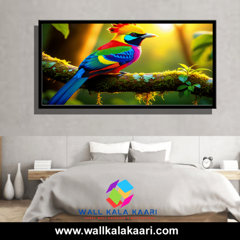 Bring Nature’s Melody Home with this Elegant Bird Painting.