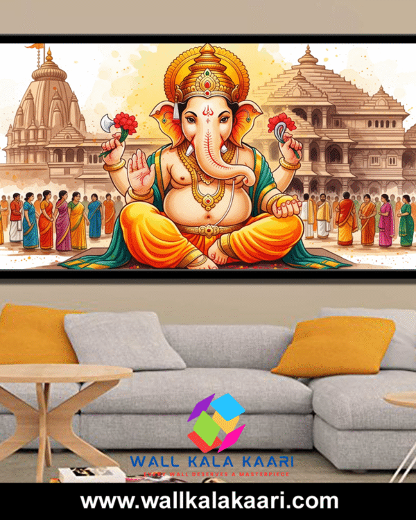 Perfect for your home or office – a canvas that radiates devotion and serenity.
