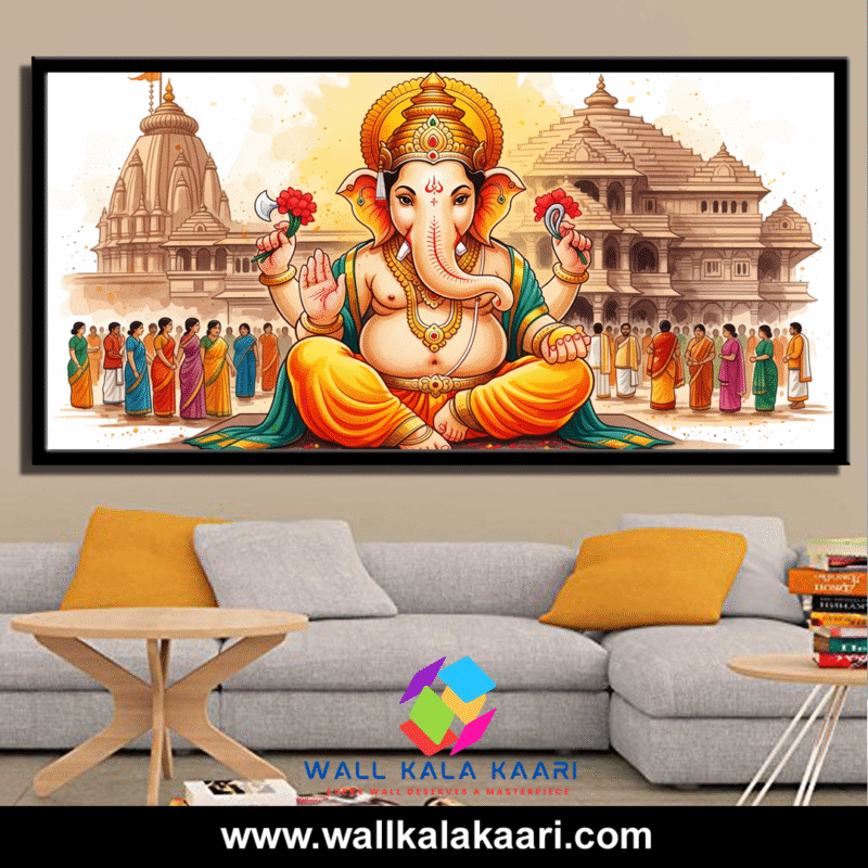 Perfect for your home or office – a canvas that radiates devotion and serenity.