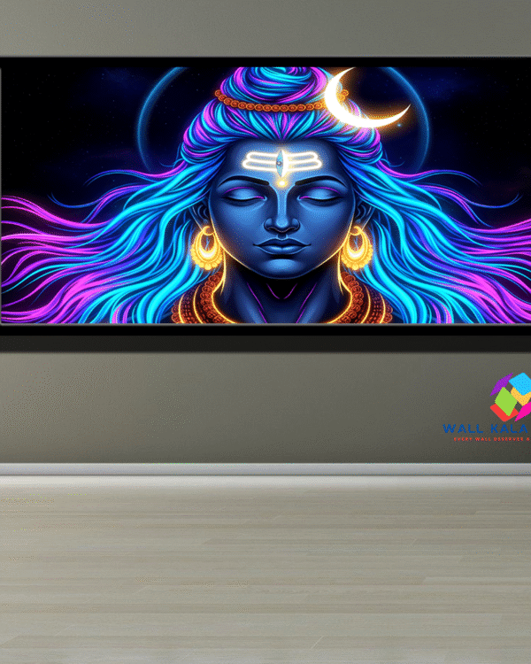 Lord Shiva Canvas – Invoke Peace, Power & Divine Energy in Your Space.