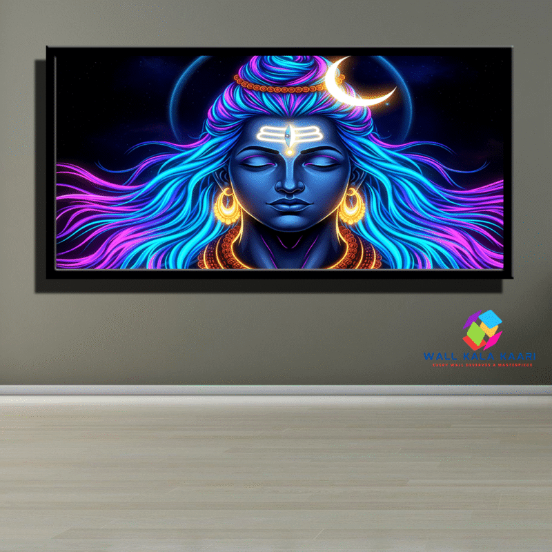 Lord Shiva Canvas – Invoke Peace, Power & Divine Energy in Your Space.