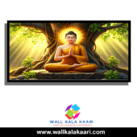 Lord Buddha Canvas Painting – Create a Calm & Positive Aura in Your Space. - Image 2