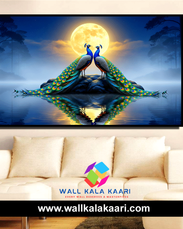 Peacock Canvas Wall Art – Add Color, Charm & Positivity to Your Space.