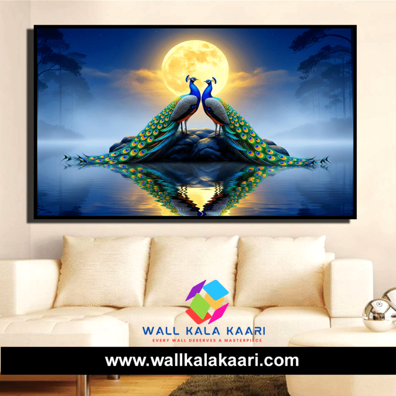 Peacock Canvas Wall Art – Add Color, Charm & Positivity to Your Space.